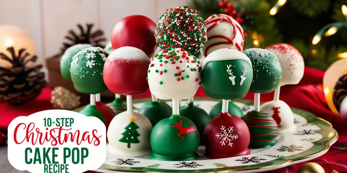 christmas cake pop