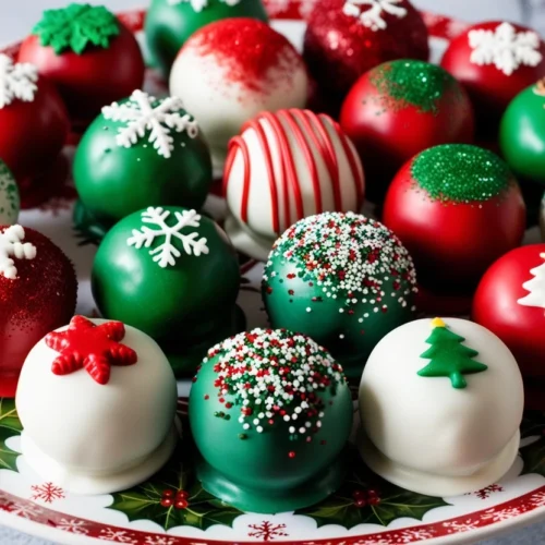 christmas cake pop