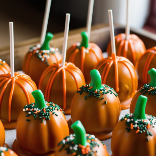 pumpkin cake pops