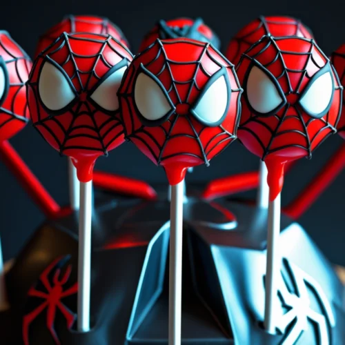 spider man cake pops